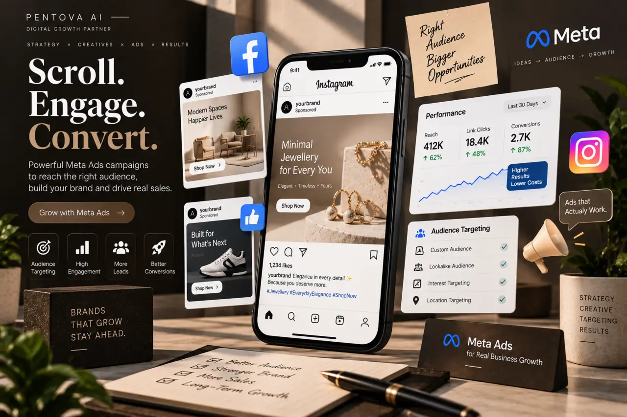 Meta Ads paid social campaign showcase